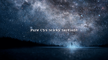 sticky-sections